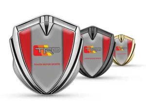 Toyota Badge Self Adhesive Modern Look Sturdy Build